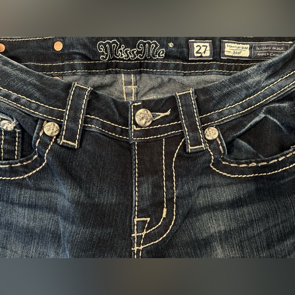 MissMe Signature Rise Boot Cut Jean - Picture 3 of 4